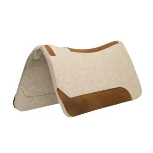 Contoured Wool Blend Western Saddle Pad