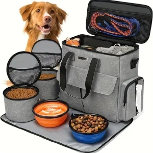 Pet Travel Organizer Bag Set