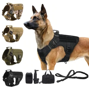 Tactical Dog Harness Set